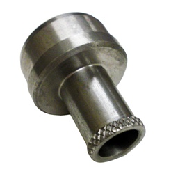 image of 1967 - 1981 Firebird Heater Hose Nipple Water Fitting at Cylinder Head, Stainless Steel, First Design