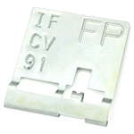 Image of 1970 Pontiac Firebird Trans Am Manual Radiator Tag Code FP