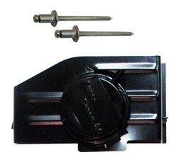 Image of 1969 Firebird Ram Air Pan Heat Actuator Diaphragm Assembly, Left Hand RAIII or RAIV