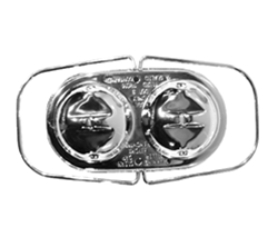 Image of 1967 - 1969 Firebird Power Disc Brake Master Cylinder Cover Lid in Chrome