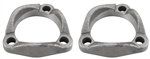 Image of Pontiac Firebird Exhaust Manifold Flanges, H.O. 3-Hole, Pair