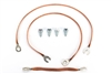 Image of 1967 - 1969 Firebird Ground Straps Set, V8, Engine and Subframe, 3 Pieces