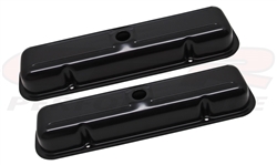 Image of NEW BLACK EDP COATED Pontiac Firebird Trans Am Bandit Valve Cover Set now ON SALE!