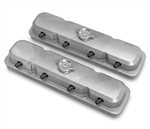 Image of Pontiac Style Aluminum LS Valve Covers with Coil Mounting Base & Integrated Coil Cover, Natural Finish