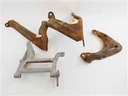 Image of 1977 - 1979 Firebird 403 Oldsmobile Air Conditioning Compressor Mounting Brackets Set