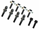 1970 - 1972 Pontiac Firebird V8 Engine Intake Manifold and Crossover Mounting Stud, Bolt & Washer Hardware Set