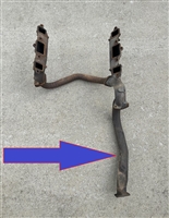 image of 1977 - 1979 Firebird 403 Oldsmobile Right Hand Exhaust Manifold Forward Head Pipe, Original GM Used