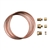 Image of Copper Tubing Oil Pressure Line & Fitting Kit, 72"