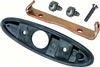 Image of 1970 - 1981 Firebird Exterior Bullet Door Mirror Mounting Bracket, Gasket and Hardware Kit, LH