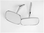 Image of 1968 - 1969 Firebird Exterior Door Mirrors Set, Clear Shot, Pair of LH and RH