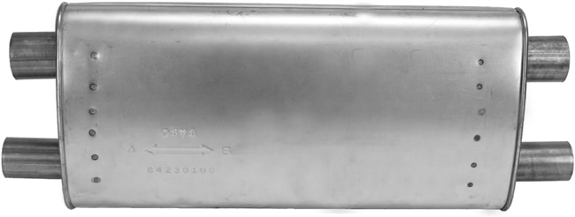 Image of 1967 - 1974 Firebird Cross Flow Transverse Exhaust Muffler, OE Style