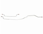 1977 - 1979 Firebird Fuel Line Tank to Pump 2pc, 3/8" LH Routing - 403 - OE Steel