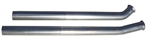 Image of 1967 - 1969 Firebird 2.5â€ Downpipes for LONG BRANCH Exhaust Manifolds, Stainless Steel