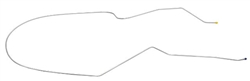 Image of 1988 - 1992 Firebird GAS VAPOR LINE from Tank to EEC Can for Fuel Injected Engines, Passengers Side, Stainless Steel