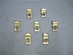 Image of 1969 Firebird Fuel Gas Line and Vent Return Line Clips Set, 3/8 - 1/4 Inch