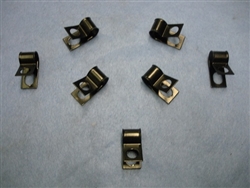 Image of 1969 Firebird Fuel Gas Line Clips Set, 3/8 Inch