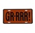 Image of GR-RRR! License Plate Tag