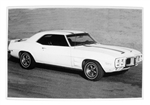 Image of 1969 Trans Am Black and White GM Showroom Dealer Promotional Poster Print