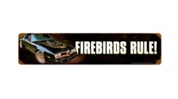 Metal Sign, Firebirds Rule