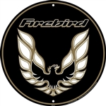 Image of Firebird Trans Am Round Bird Metal Tin Sign, 12" Diameter