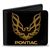 Image of Pontiac Firebird Trans Am Black & Gold LEATHER Wallet