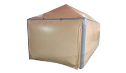 Image of Outdoor Portable Showcase Car Shelter, 10" Pitched