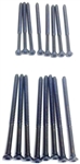 1979 - 1981 Firebird and Trans Am Headlight Bezel Mounting Screw Set, Black 16 Pieces