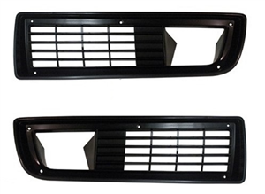 Image of 1979 - 1981 Firebird and Trans Am Front Nose Bumper Cover Grille Insert Set, LH and RH