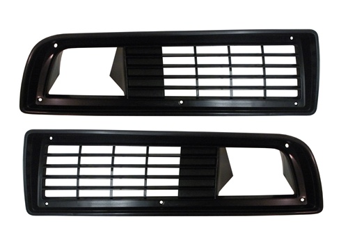 1979 - 1981 Firebird and Trans Am Front Nose Bumper Cover Grille Insert  Set, LH and RH