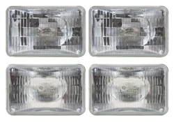 Image of 1977 - 1981 Firebird Headlight Headlamp High and Low Beam Halogen Bulb Set