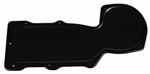 Image of 1967 - 1981 Firebird Firewall Heater Box Delete Cover Plate, Bolt-In Style, Black