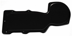 Image of 1967 - 1981 Firebird Firewall Heater Box Delete Cover Plate, Bolt-In Style, Black