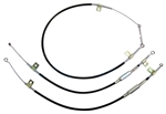 Image of 1969 Firebird Heater Control Cables Set, EZ Slider Without Air Conditioning, 3 Pieces