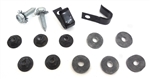 Image of 1967 - 1981 Firebird Firewall Heater Core Box Mounting Nuts, Bolts and Wiring Clip Kit