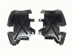 1969 Firebird Air Conditioning Radiator Support Close Out Filler Plate Panels, GM Original Used