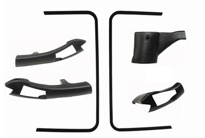 Image of 1978 - 1981 Camaro Headliner T-Top Plastic Trim Moldings Set, 6 Pieces