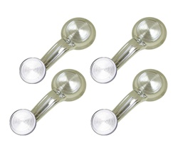 Image of 1968-1969 Clear Knob Window Cranks Set, Correct Exact Design