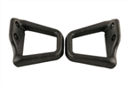 Image of 1993 - 2002 Firebird EBONY BLACK Seat Belt Shoulder Guide for Coupe Models, Pair