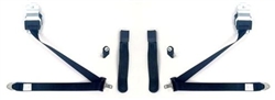 1982 - 1992 Firebird or Trans Am Custom FRONT 3-Point Retractable Seat Belts Set with Color Choices
