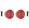 1968 - 1988 Firebird Replacement RED Window Crank Knobs, Pair