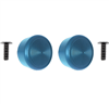 Image of the new 1968 - 1988 Firebird Replacement MEDIUM BLUE Window Crank Knobs, Pair