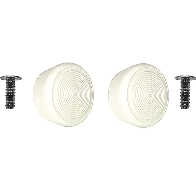 Image of the new 1968 - 1988 Firebird Replacement OFF WHITE Window Crank Knobs, Pair