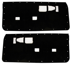 Image of 1982 - 1992 Firebird Door Panel Water Shields Set, Pair