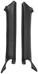 Image of 1968 - 1969 Firebird Vinyl Wrapped Padded Inner Pillar Post Trim Moldings, Coupe