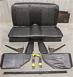 Image of 1967 Firebird Fold Down Rear Seat Kit, Original GM Used