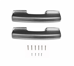 Image of 1967 Firebird Standard Interior Door Panel Arm Rests Kit, With Vinyl Wrapped Pads, OE Style