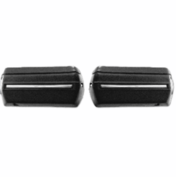 Image of 1968 Firebird Door Panel Arm Rests Kit, Standard Interior Black