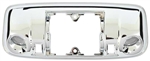 Image of 1976 - 1981 Firebird and Trans Am Dome Light Chrome Housing Bezel for Models with Map Lights, 1695635