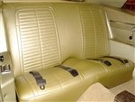 Image of 1967 - 1968 Firebird Standard Stationary Interior Rear Seat Cover for Coupe or Convertible