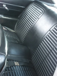 1967 Firebird Rear Seat Cover Upholstery Set for Standard Interior with FOLD DOWN Option